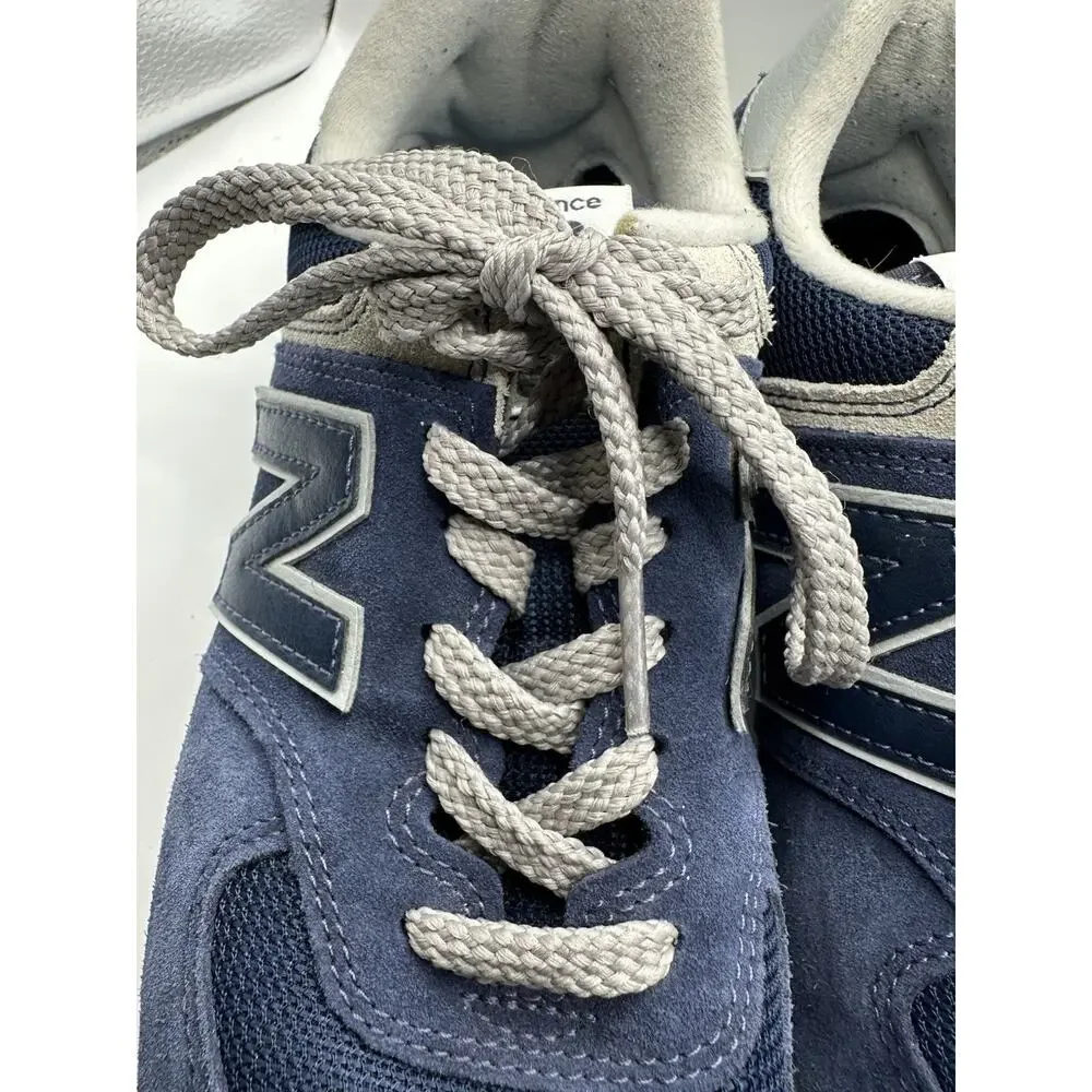 New Balance 574 Classic WL574EVN Navy Suede ENCAP Sneakers Women’s Size 7 B